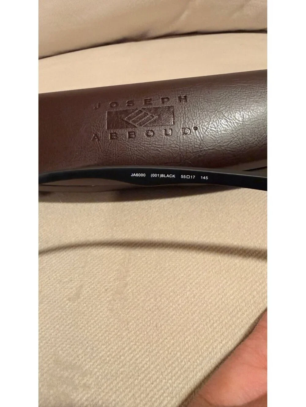 NEW Joseph Abboud Black Sunglasses with Case